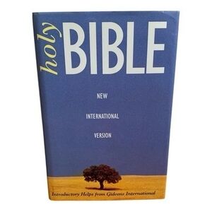 Holy Bible NIV Gideons International Edition with Helps Vintage 1998 Hardcover